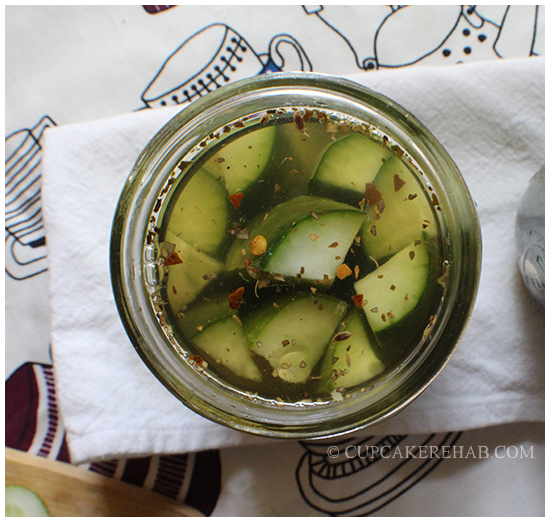 Maple whiskey pickles!