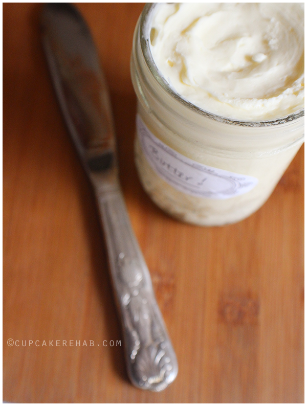 A very easy way to make homemade butter from heavy cream & salt. 10 minutes in a stand mixer!