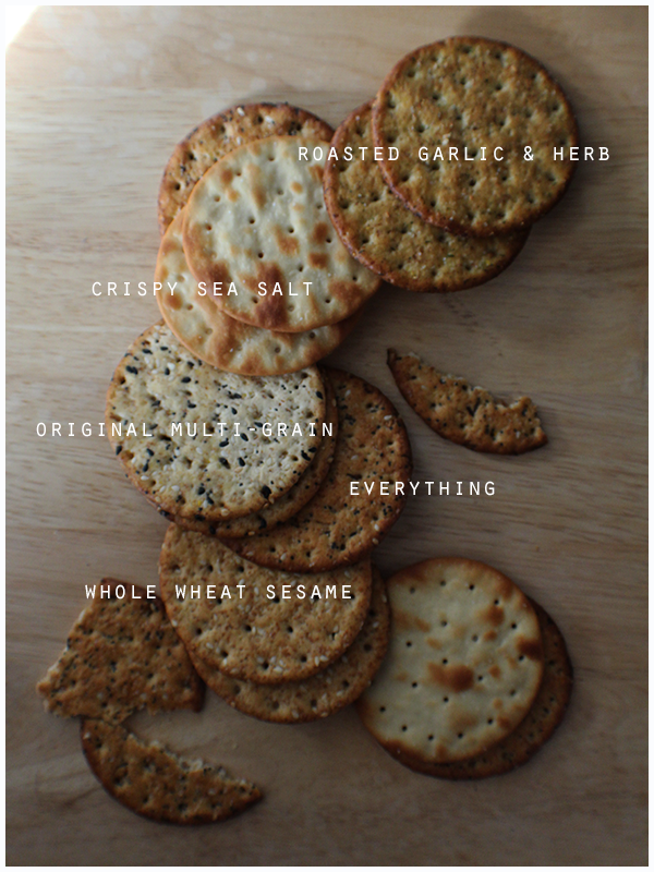 Milton's Craft Baker's gourmet cracker assortment.