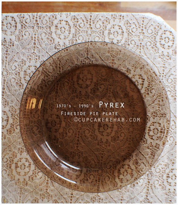 Pyrex Fireside pie plate.