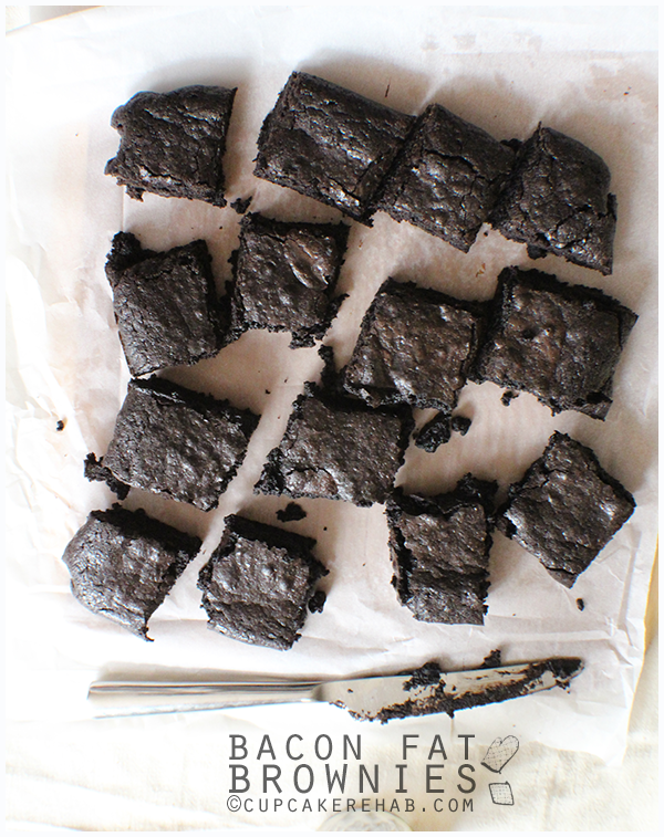 Bacon fat brownies!