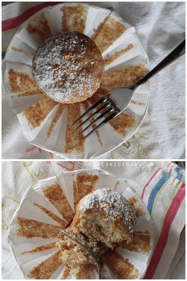 Grandma Dotty's honey cake recipe turned into cupcakes.