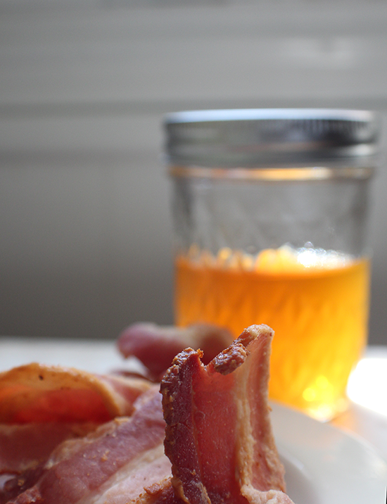 Bacon fat infused bourbon.