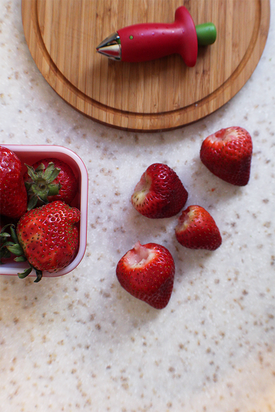 Strawberry ricotta mini-bundt cakes.