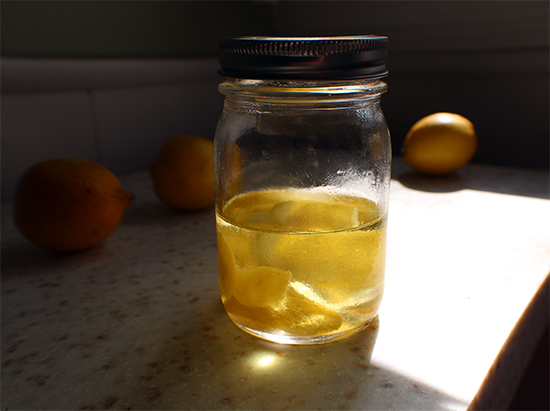 Lemon vodka.