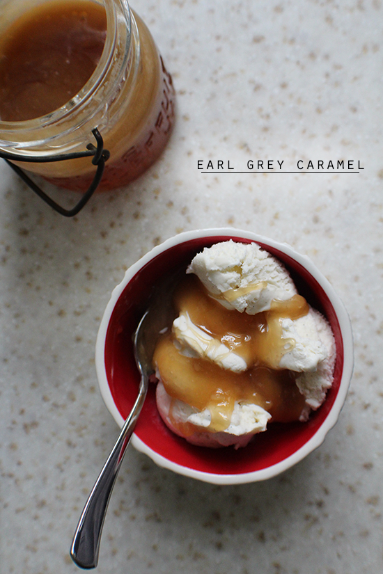 Earl Grey caramel.