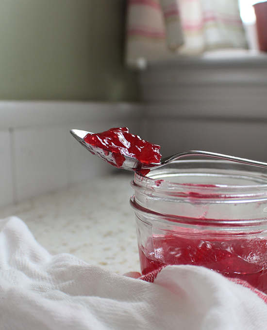 Red currant jelly.